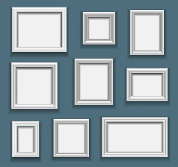 Cuadro marco conjunto — Archivo Imágenes Vectoriales