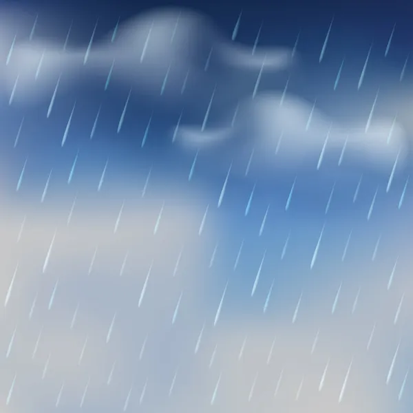 Contexte de la pluie — Image vectorielle
