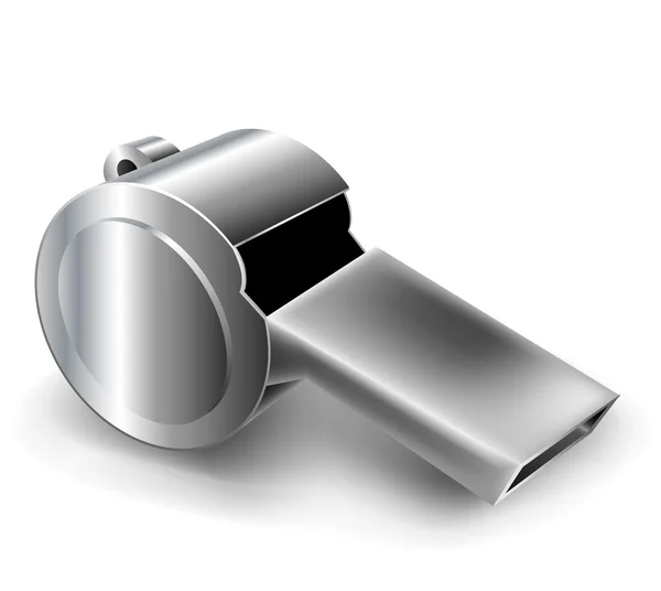 Metal whistle — Stock Vector