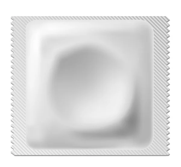 Paquete de preservativo — Vector de stock
