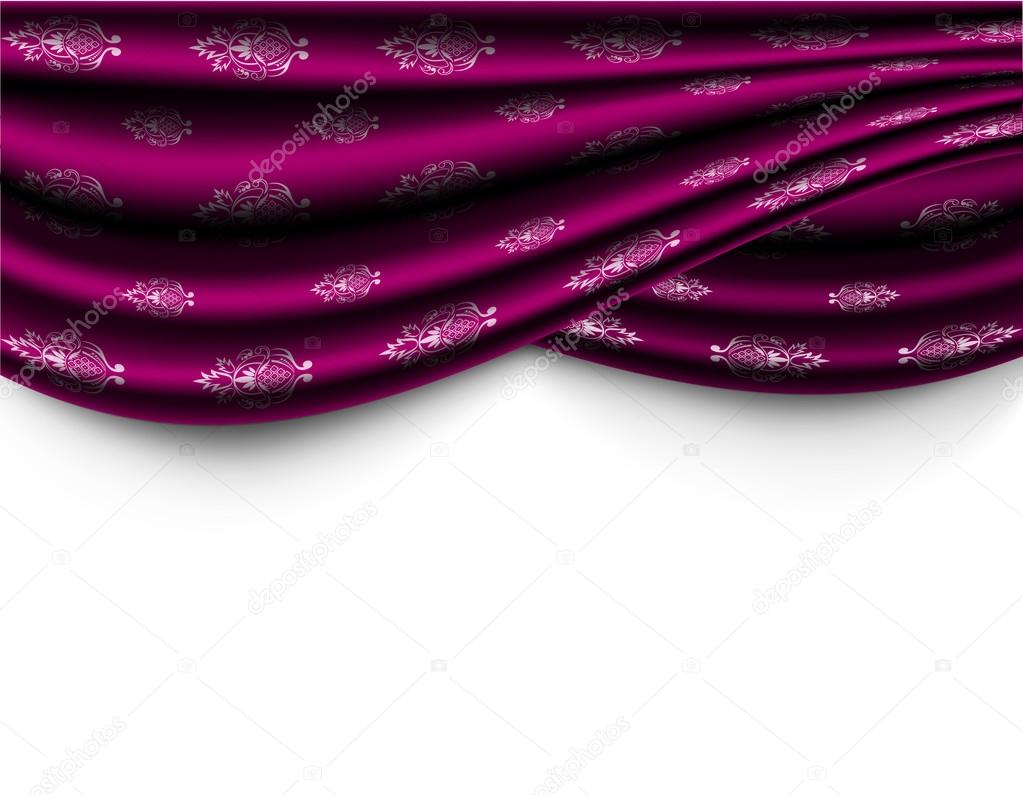 Silk curtain background