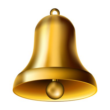 Golden bell clipart