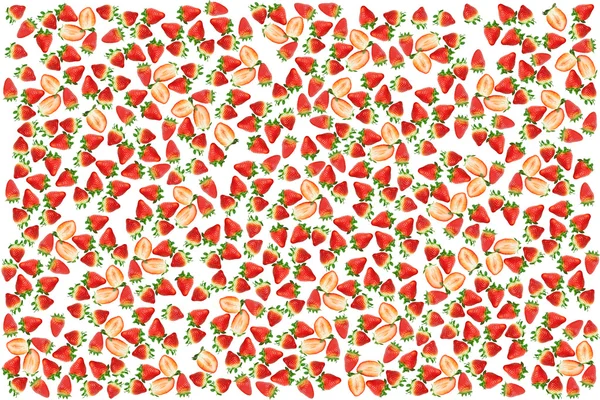 イチゴ果実の背景 — ストック写真