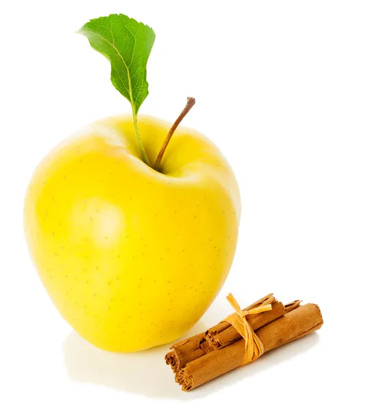 Elma ve tarçın — Stok fotoğraf