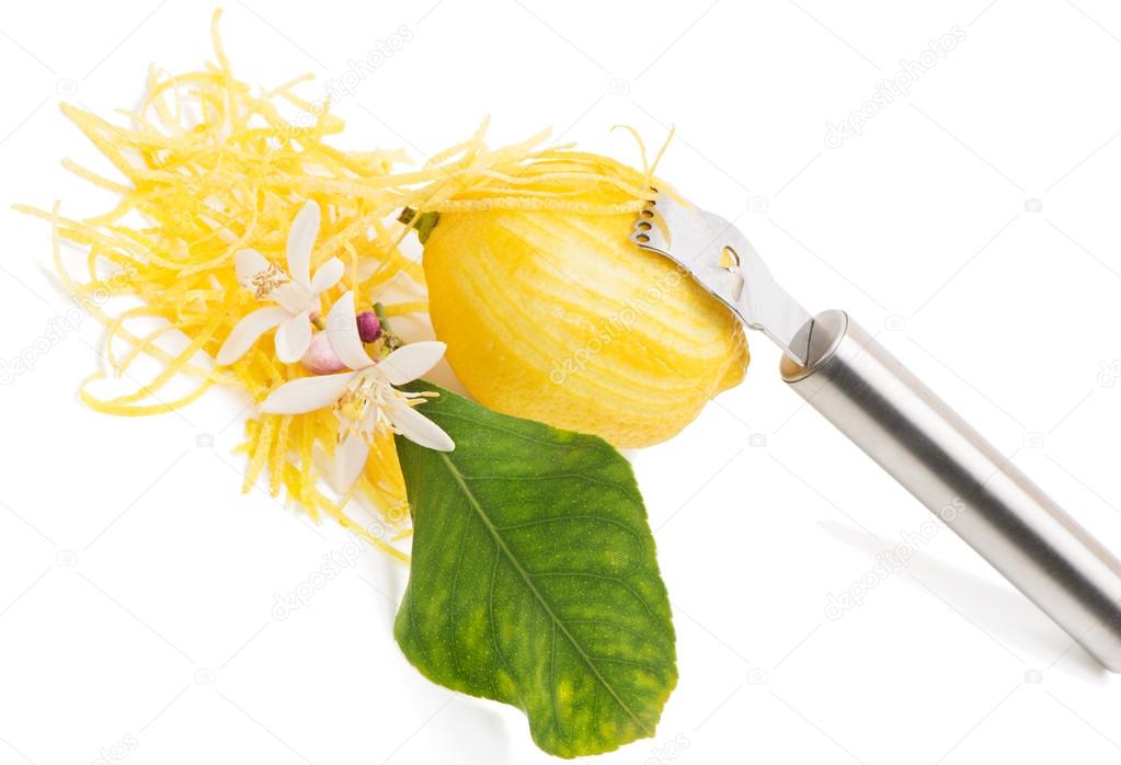   lemon zest and blossom