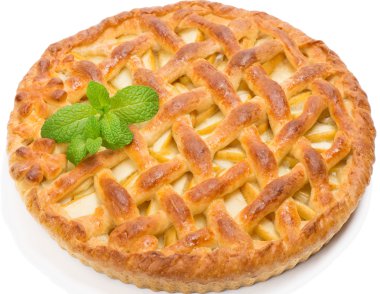 Ev yapımı elmalı turta. 