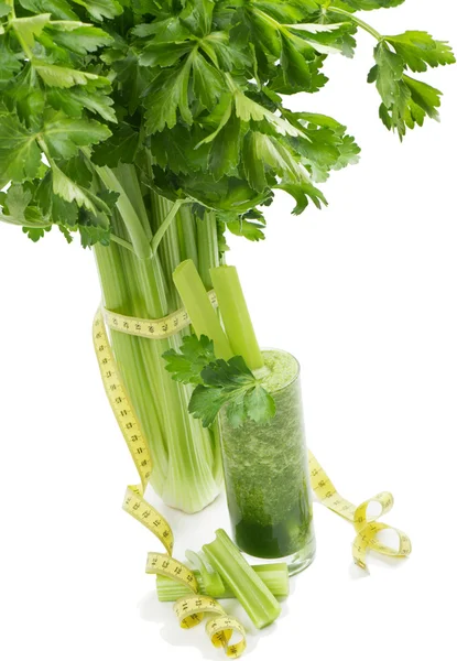 Celery and juice — Stock Photo, Image