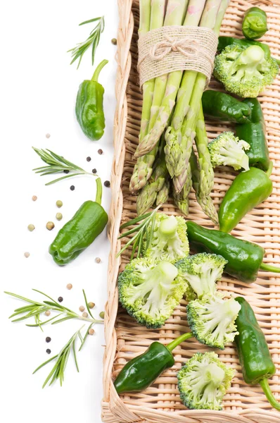 Produtos hortícolas e especiarias — Fotografia de Stock