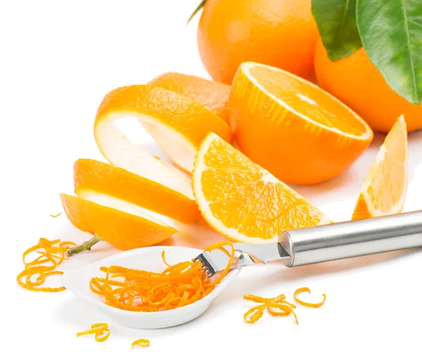 A narancs reszelt héja — Stock Fotó