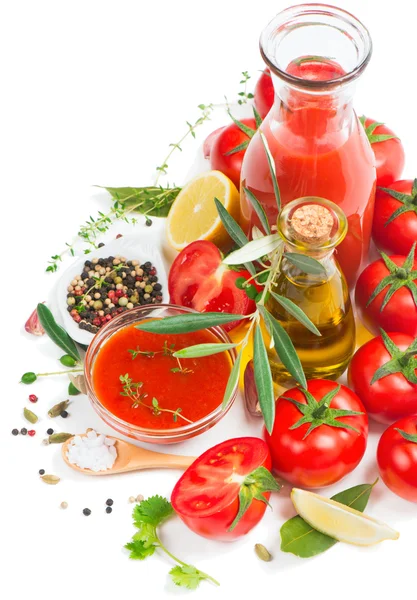 Ingredienti per salsa di pomodoro — Foto Stock