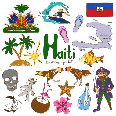 Collection of Haiti icons