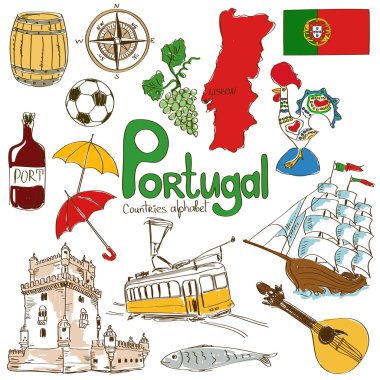 Collection of Portugal icons