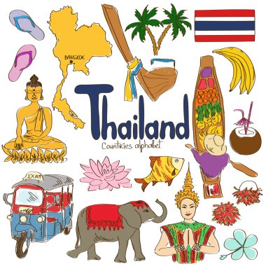 Collection of Thailand icons