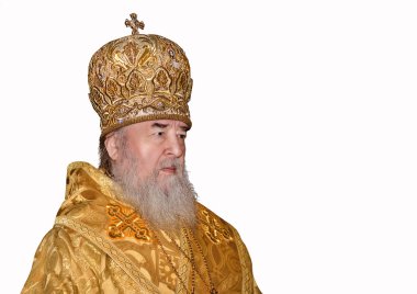 Church, сhristianity religion priest. White backgroun clipart