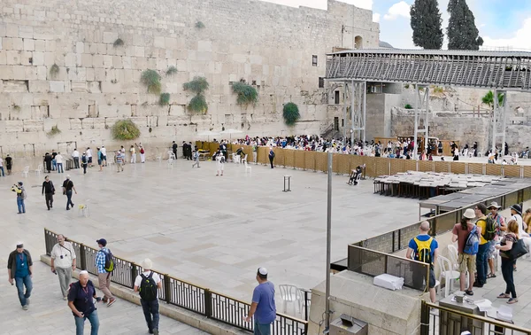 Wailing wall, Israel, Jerusalem. Penance, pilgrimage. — Stock Photo, Image