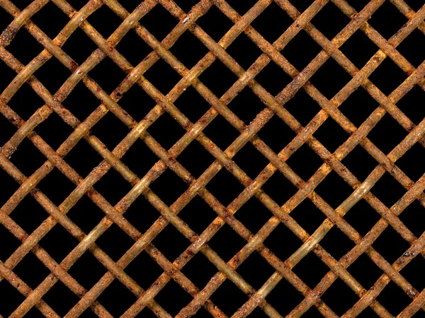 Rusty steel lattice. — Stock Photo, Image