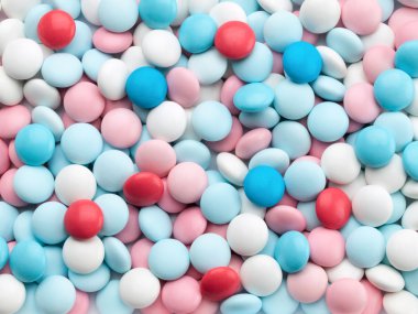 çok çok renkli hap.