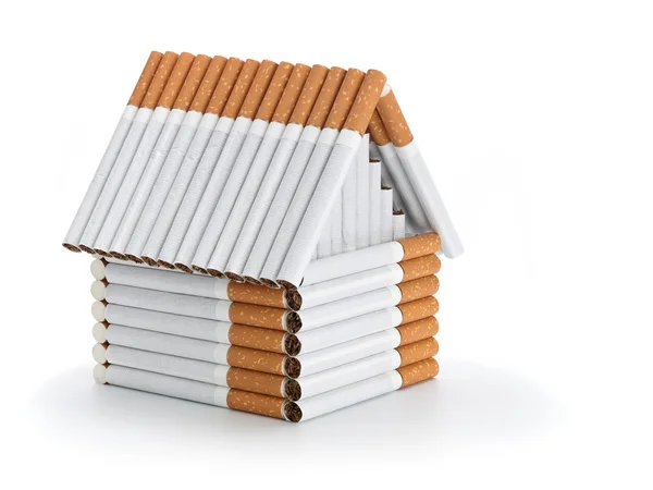 The house from cigarettes — Stock Photo, Image