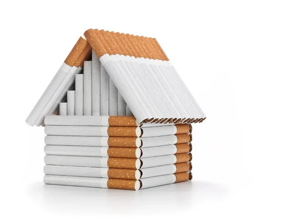 The house from cigarettes — Stock Photo, Image