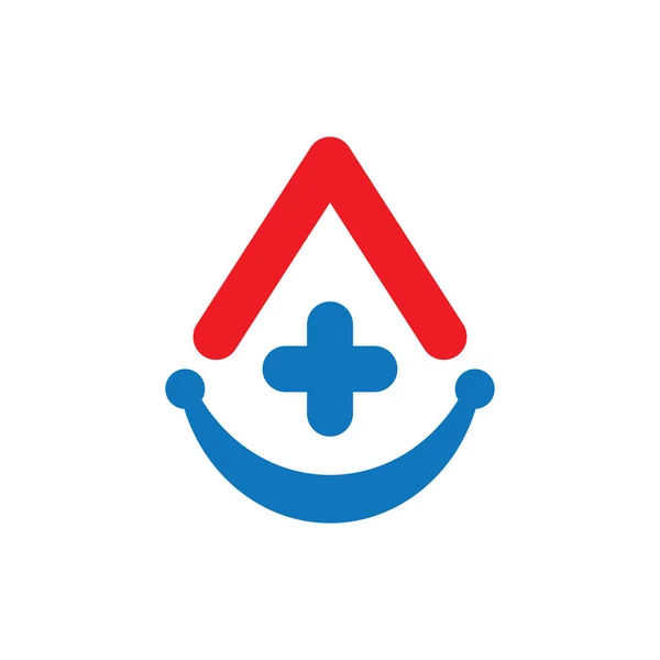 Ett Brev Med Och Smile Logo Design Vektor — Stock vektor