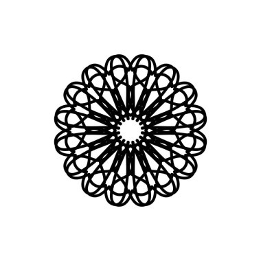 Eşsiz Çember Süs Tasarım Vektörü