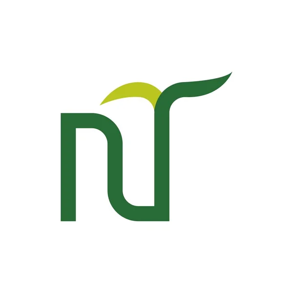 List Wektorem Projektu Logo Leaf — Wektor stockowy