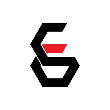 CG harf logo tasarım vektörü