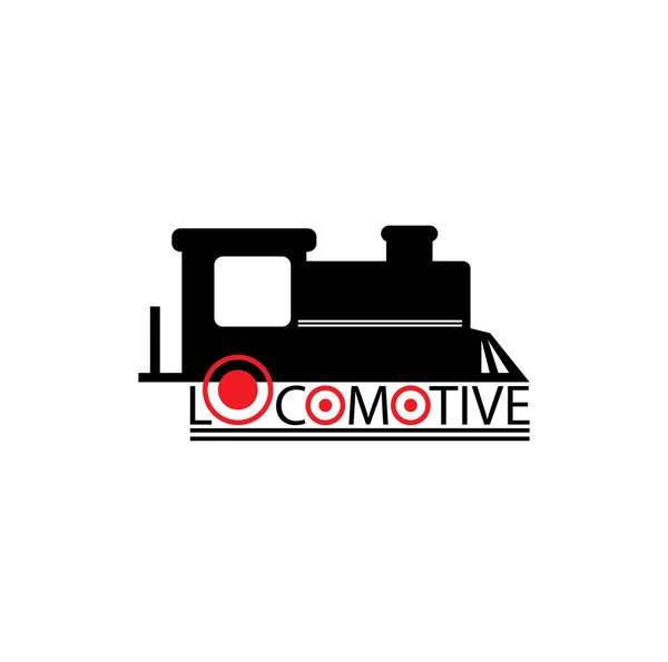 Steam Locomotive Logo Design Vector — стоковый вектор