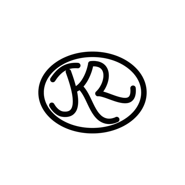 Вектор Дизайна Логотипа Jkr — стоковый вектор