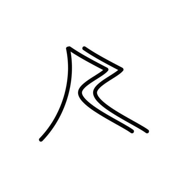 Harf Logo Tasarım Vektörü — Stok Vektör