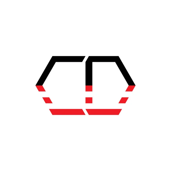 Шестикутник Вектором Дизайну Логотипу Літери — стоковий вектор