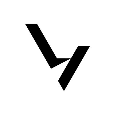 LV letter logo design vector
