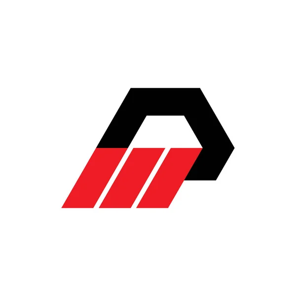 Carta Logotipo Design Vetor —  Vetores de Stock
