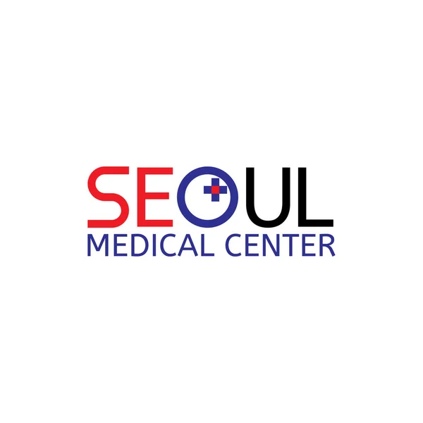 Seoul Medicinsk Center Logotyp Design Vektor — Stock vektor
