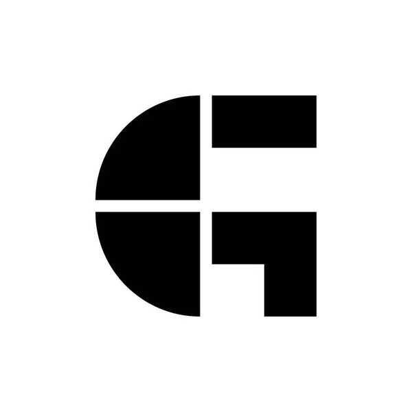Diseño Del Logotipo Letra Vector — Vector de stock