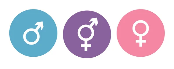 Conjunto colorido de ícones de banheiro, incluindo pictograma de ícone neutro de gênero —  Vetores de Stock