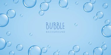 mavi sabun köpüğü kenarlığı beyaz arkaplanda izole edildi