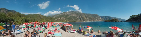 Oludeniz, Turkey - September 09, 2012: The tourists are visiting