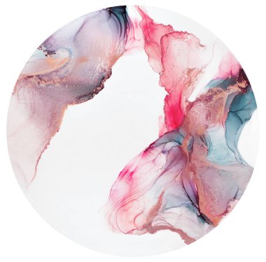 Alkol mürekkebi tekniğinde soyut akışkan resim, mavi, kırmızı ve altın karışımı boyalar. Altın damarlar parlayan mermer taşlar. Yüksek çözünürlük Donmuş boya karışımları, inanılmaz desenler ve lekeler örüyor..