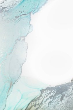 Alkol mürekkebi tekniğinde soyut akışkan resim, mavi, kırmızı ve altın karışımı boyalar. Altın damarlar parlayan mermer taşlar. Yüksek çözünürlük Donmuş boya karışımları, inanılmaz desenler ve lekeler örüyor..