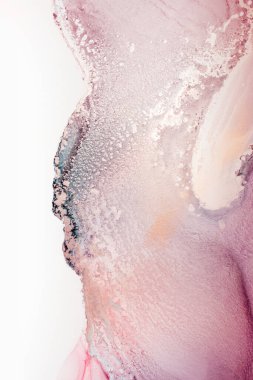 Alkol mürekkebi tekniğinde soyut akışkan resim, mavi, kırmızı ve altın karışımı boyalar. Altın damarlar parlayan mermer taşlar. Yüksek çözünürlük Donmuş boya karışımları, inanılmaz desenler ve lekeler örüyor..