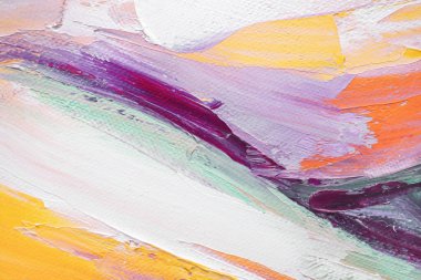 Çağdaş sanat. Soyut sanat geçmişi. Çok renkli parlak bir doku. Sanat eserinin bir parçası. Gökyüzünden esinlenildiği kadar buhar ve dumandan da..