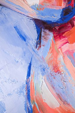 Çağdaş sanat. Soyut sanat geçmişi. Çok renkli parlak bir doku. Sanat eserinin bir parçası. Gökyüzünden esinlenildiği kadar buhar ve dumandan da..