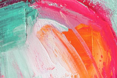 Çağdaş sanat. Soyut sanat geçmişi. Çok renkli parlak bir doku. Sanat eserinin bir parçası. Gökyüzünden esinlenildiği kadar buhar ve dumandan da..