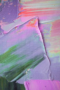 Bir palet bıçağı ve fırça kullanılarak alışılmadık bir teknik yaratıldı. Soyutlama modern iç mekanlara mükemmel uyacak..