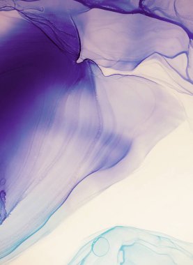 Soyut çağdaş sanat sıvısı. Alkol mürekkebi renkleri saydam. Mermer kart sunumu, el ilanı, davetiye kartı. Beyaz arkaplanda ihale dekorasyonu izole edildi.