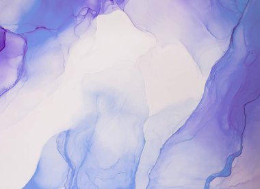 Soyut çağdaş sanat sıvısı. Alkol mürekkebi renkleri saydam. Mermer kart sunumu, el ilanı, davetiye kartı. Beyaz arkaplanda ihale dekorasyonu izole edildi.