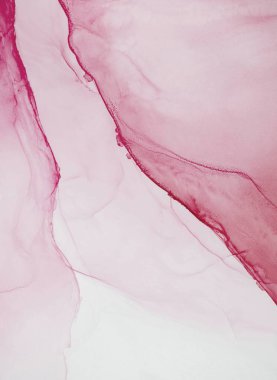 Soyut çağdaş sanat sıvısı. Alkol mürekkebi renkleri saydam. Mermer kart sunumu, el ilanı, davetiye kartı. Beyaz arkaplanda ihale dekorasyonu izole edildi.