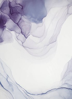 Soyut çağdaş sanat sıvısı. Alkol mürekkebi renkleri saydam. Mermer kart sunumu, el ilanı, davetiye kartı. Beyaz arkaplanda ihale dekorasyonu izole edildi.