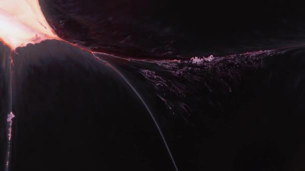 Absorption Ljus Genom Mörker Kosmisk Abstrakt Grunge Bakgrund Skapas Från — Stockvideo